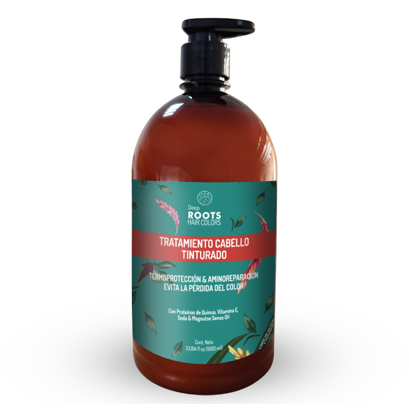Tratamiento Cabello Tinturado 1000 mL. Deep Roots
