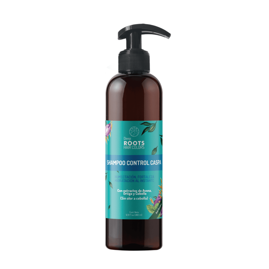 Shampoo Control Anti Caspa 380 mL. Deep Roots cuida tu cabello