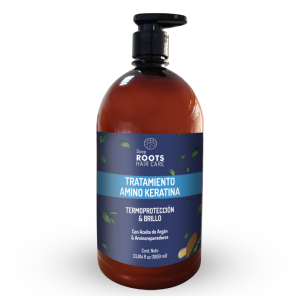 El tratamiento Amino-Reparador Keratina DEEP ROOTS 1000 mL. Protege tu cabello