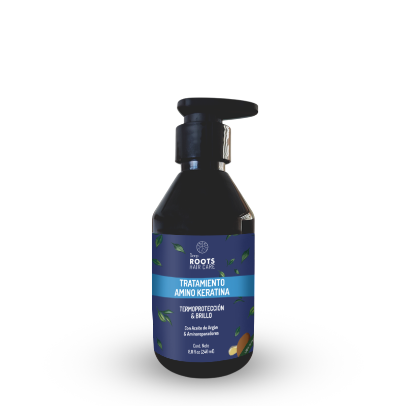 El tratamiento Amino-Reparador Keratina DEEP ROOTS 240 mL. Protege tu cabello