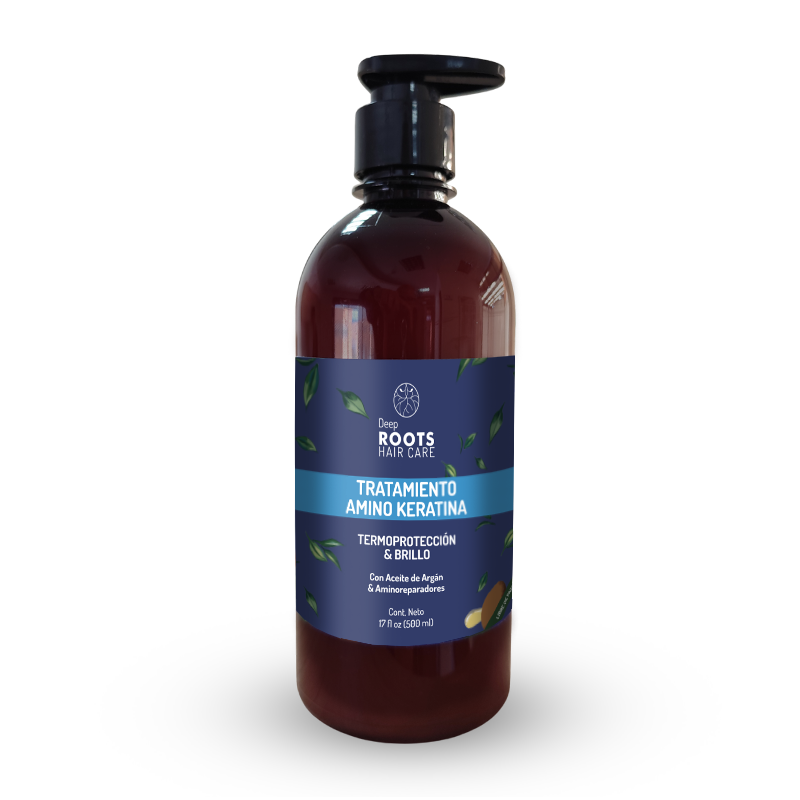 El tratamiento Amino-Reparador Keratina DEEP ROOTS 500 mL. Protege tu cabello