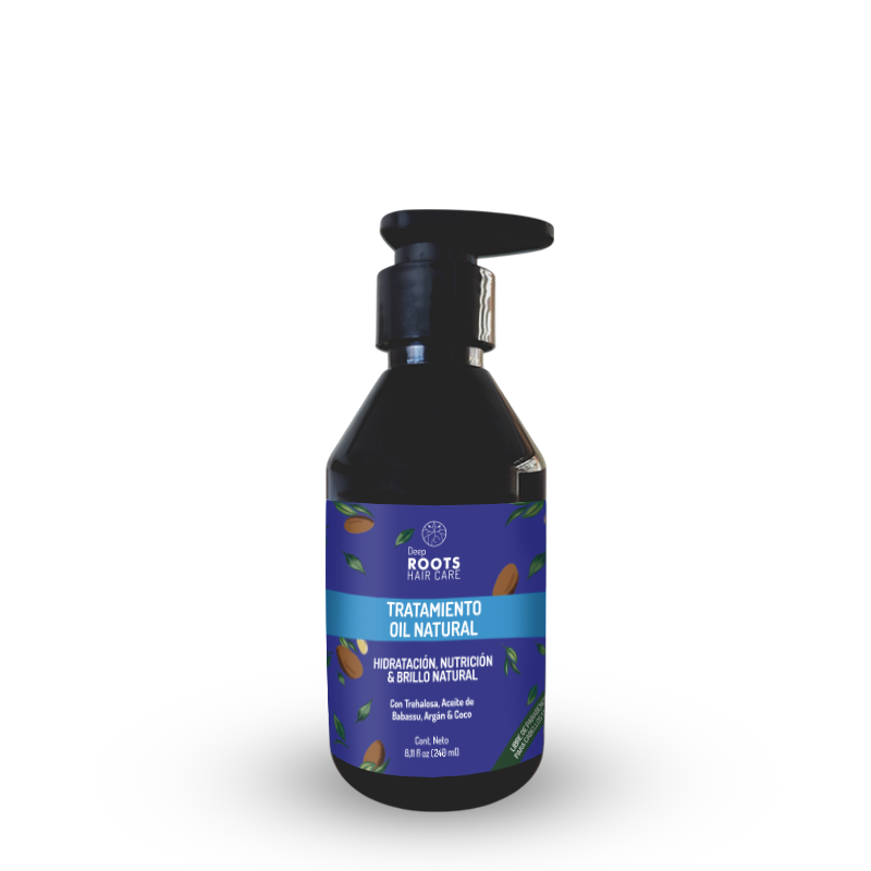tratamiento oil natural para cabello hermoso Deep Roots 240 mL